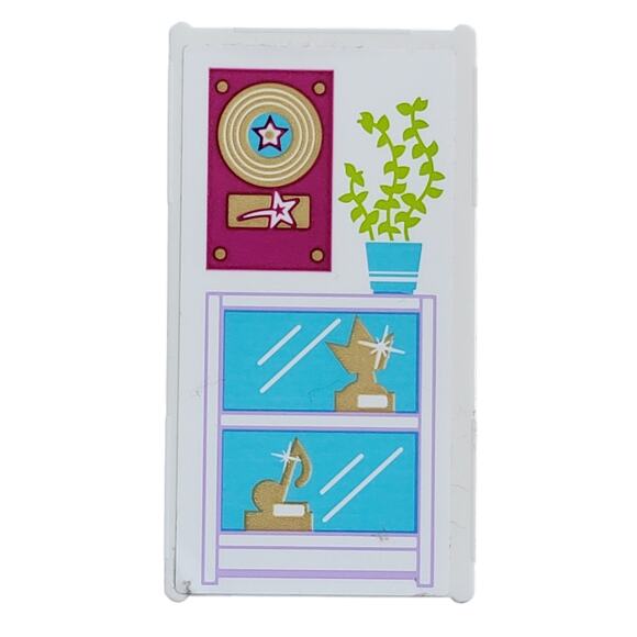 LEGO White Window Music Plaque Trophy Plant 57895pb033 41103 Pop Star Friends - Picture 1 of 2